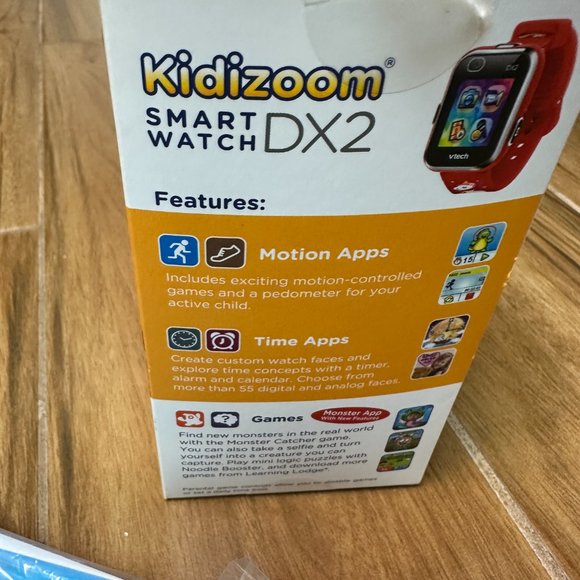 VTech KidiZoom Kids Smartwatch DX2 Red Unicorn In Great Condition!! - Picture 5 of 5